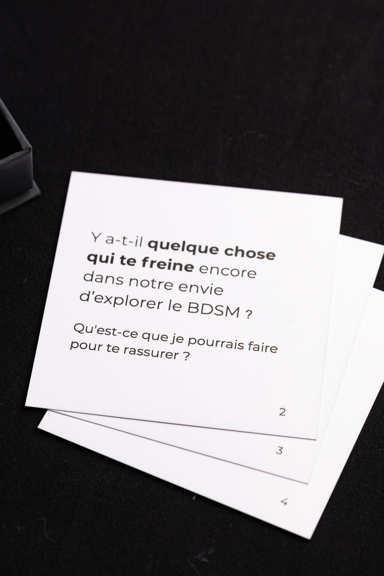 Jeu de cartes pour couple "Parlons de... BDSM" – Image 4